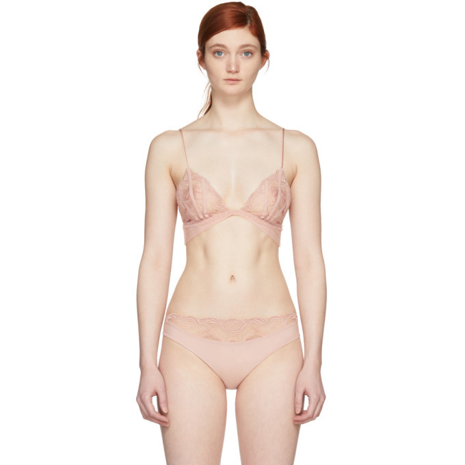 Photo: La Perla Pink Elements Lace Triangle Bra