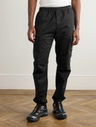 Stone Island - Tapered Cotton-Blend Trousers - Black