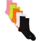 Juun.J Five-Pack Multicolor Socks