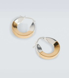 Bottega Veneta - Sterling silver hoop earrings