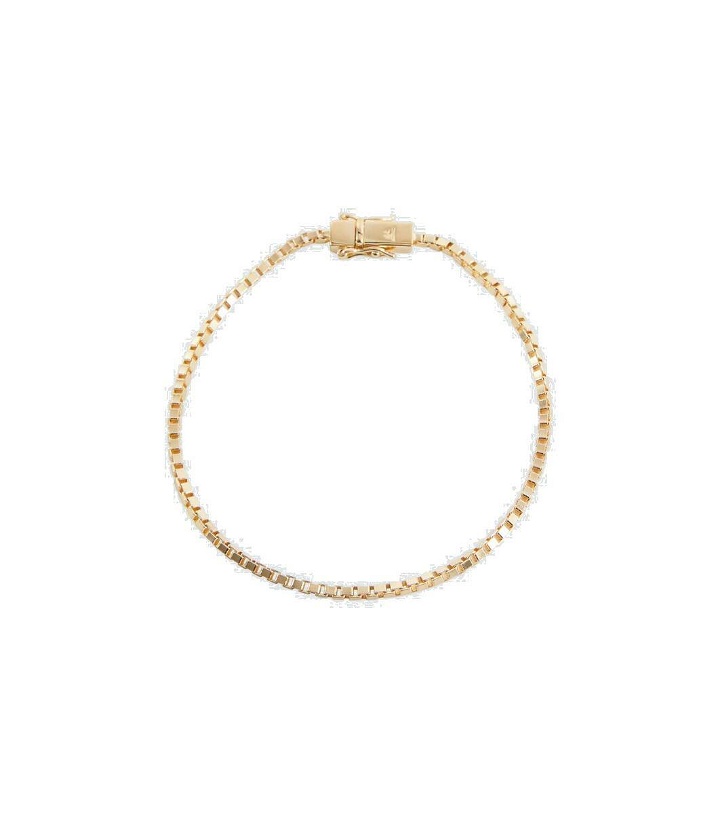 Photo: Tom Wood Square gold-plated sterling silver chain bracelet