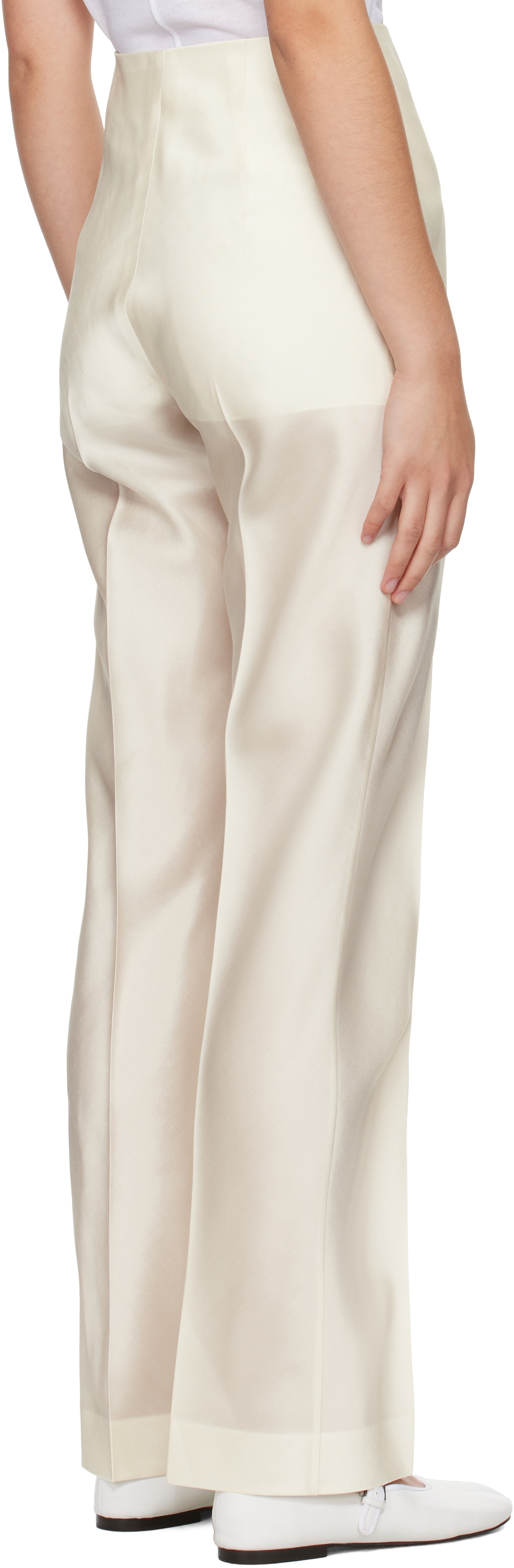 GIA STUDIOS Off-White Gala Trousers