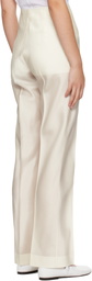 GIA STUDIOS Off-White Gala Trousers