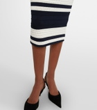 Ralph Lauren Collection Striped knitted pencil skirt