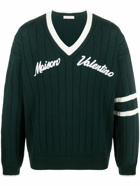 VALENTINO - V-neck Sweater With Logo