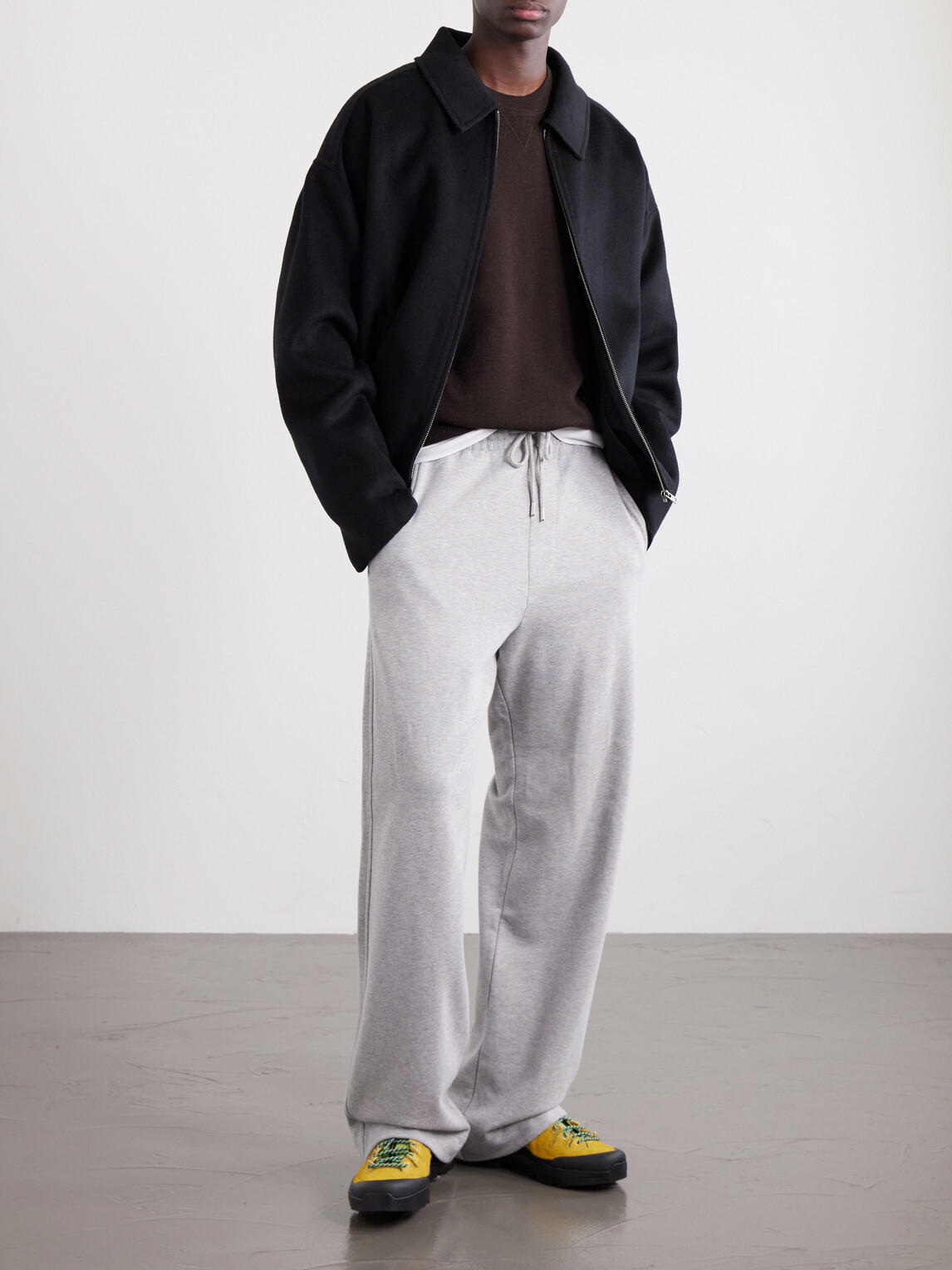 Stone Island - Virgin Wool-Blend Sweatshirt - Brown