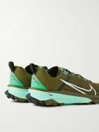 Nike Running - Terra Kiger 9 Rubber-Trimmed Mesh Trail Running Sneakers - Green