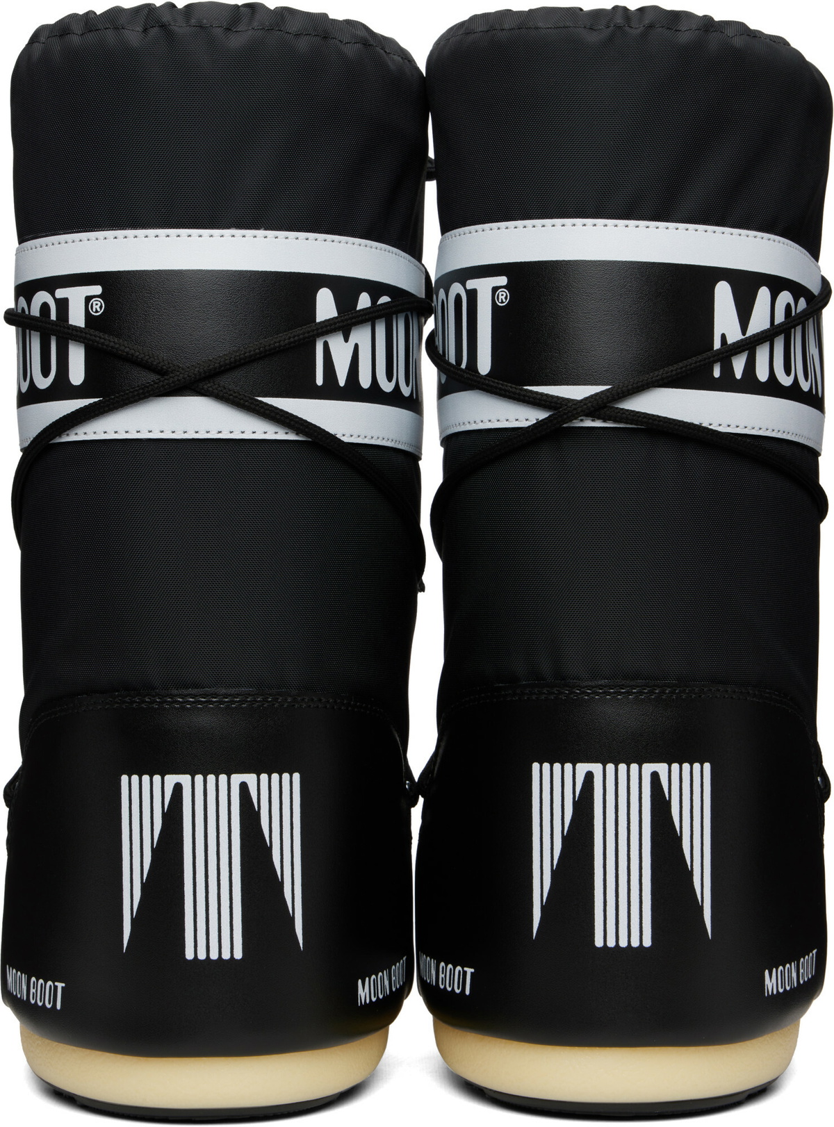 Moon Boot Black Icon Nylon Boots