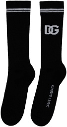 Dolce & Gabbana Black 'DG' Socks