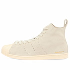 Adidas x Wales Bonner Superstar Hi in Cream White/Gold Metallic