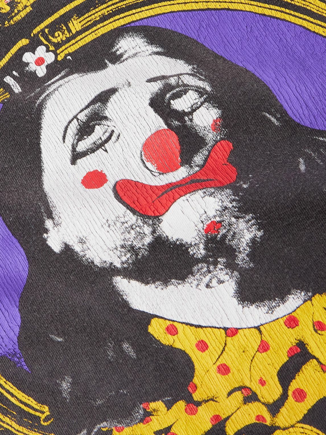 SAINT Mxxxxxx - Born X Raised Clown Distressed Printed