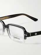 MONTBLANC EYEWEAR - Rectangular-Frame Acetate Optical Glasses