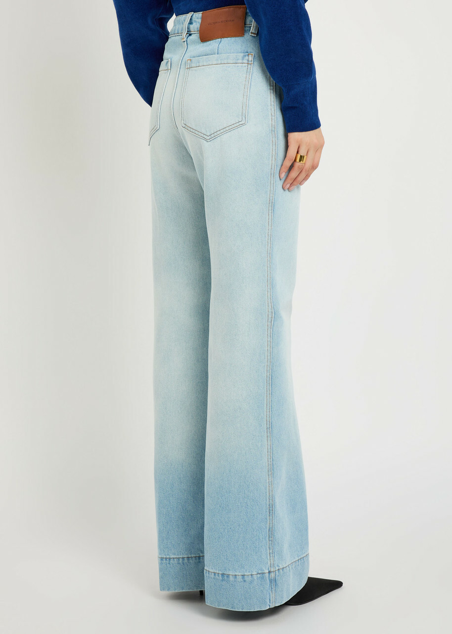 Victoria Beckham Alina Flared-leg Jeans Denim