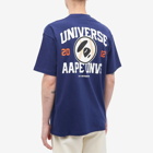 Men's AAPE Street Baseball Universe T-Shirt in Navy