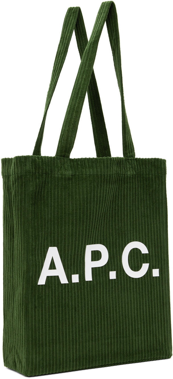 トートバッグ A.P.C. Lou University Tote Bag Dark Green COCPRM61956KAF COC Lou University Tote Bag