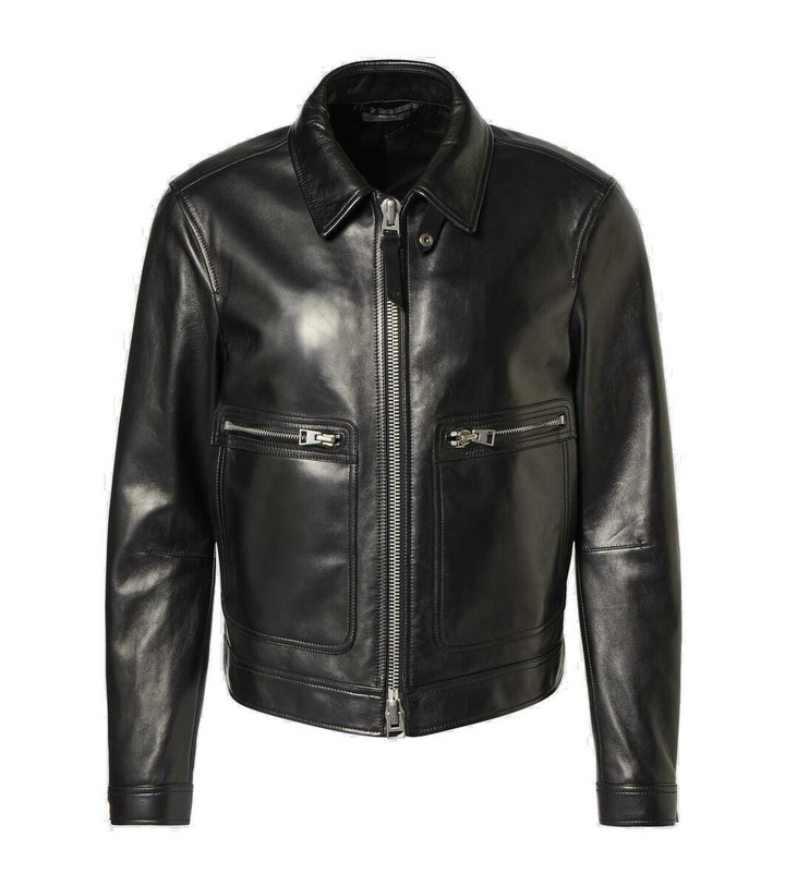 Photo: Tom Ford Leather blouson