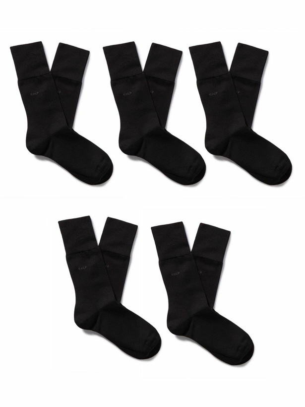 Photo: CDLP - 10-Pack Bamboo-Blend Socks - Black