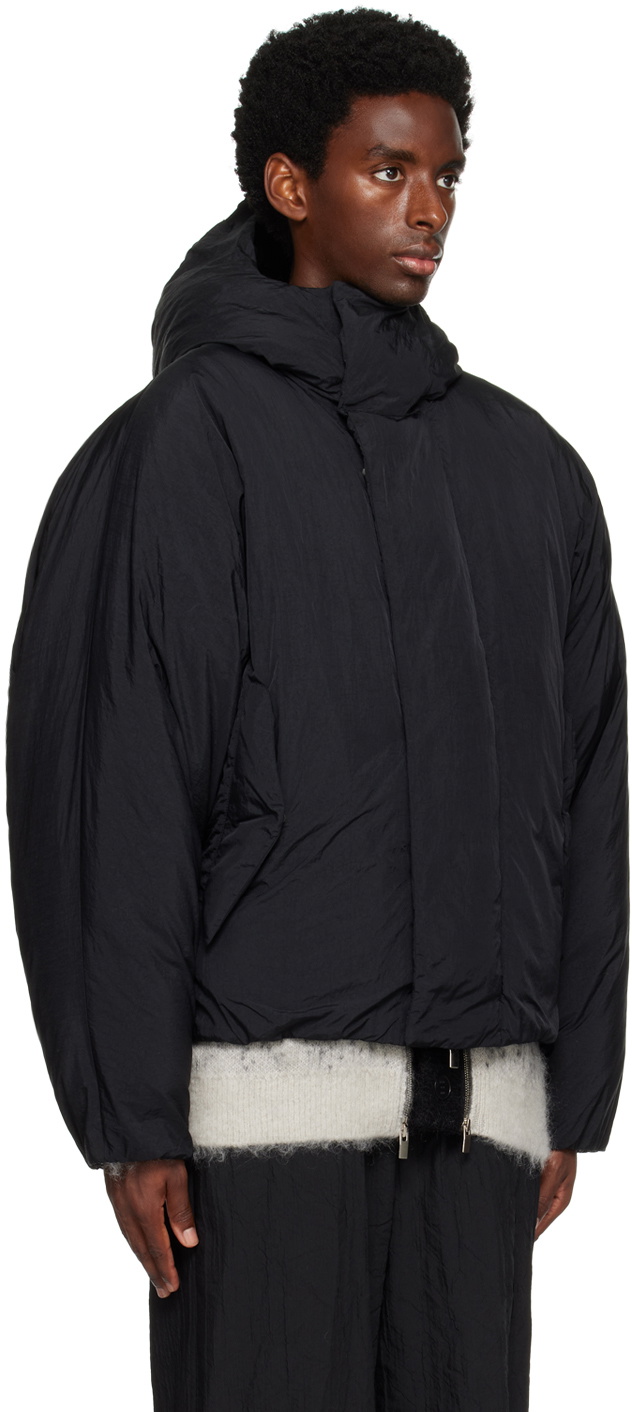 VEIN Black Dolman Sleeve Down Jacket