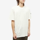 Moncler Men's Wavy Back Logo T-Shirt in White