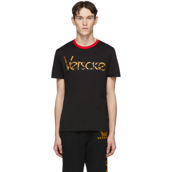 Photo: Versace Black Vintage Logo T-Shirt