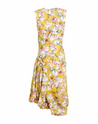 Ermanno Scervino Womens Midi dress in Yellow
