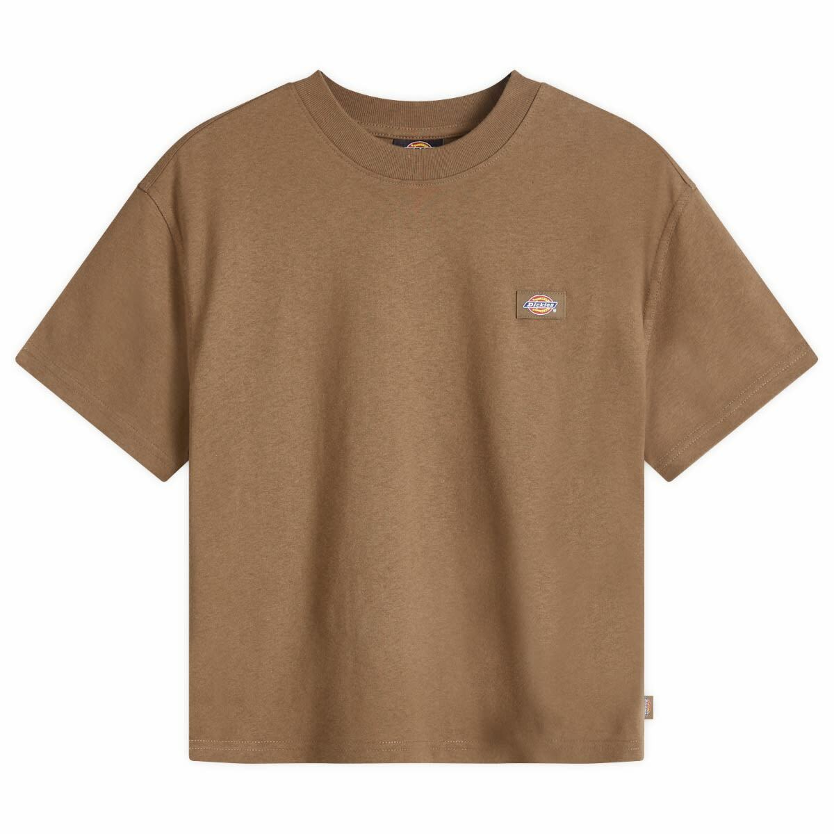 Dickies Women's Oakport Boxy T-Shirt in Mushroom