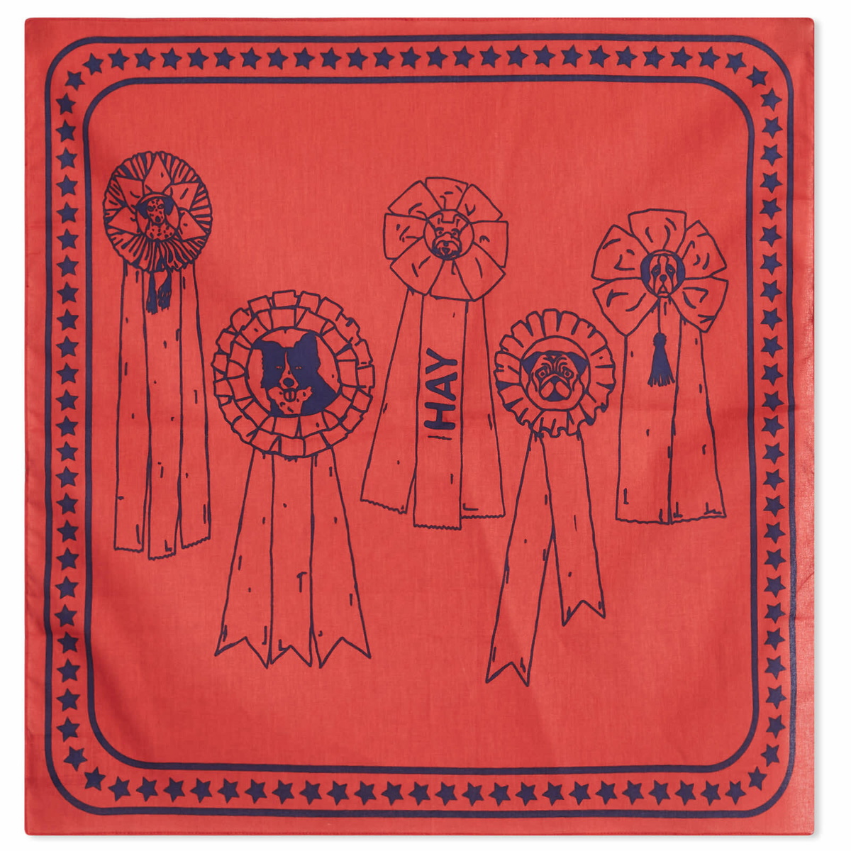 HAY Dog Scarf in Red 