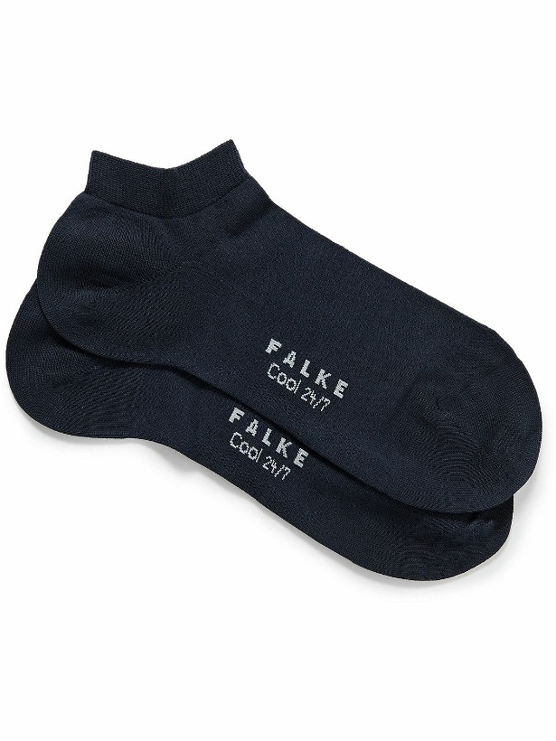 Photo: Falke - Cool 24/7 Cotton-Blend Socks - Blue