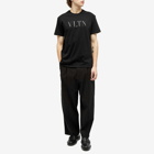 Valentino Men's VLTN T-Shirt in Black