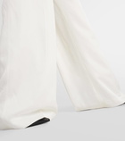 Alexander McQueen High-rise wide-leg suit pants