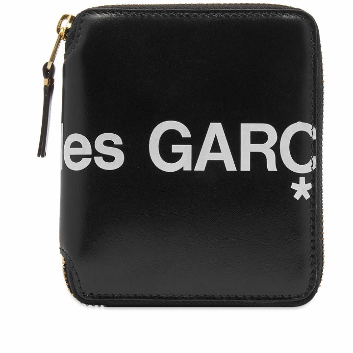Photo: Comme des Garçons SA2100HL Huge Logo Wallet in Black