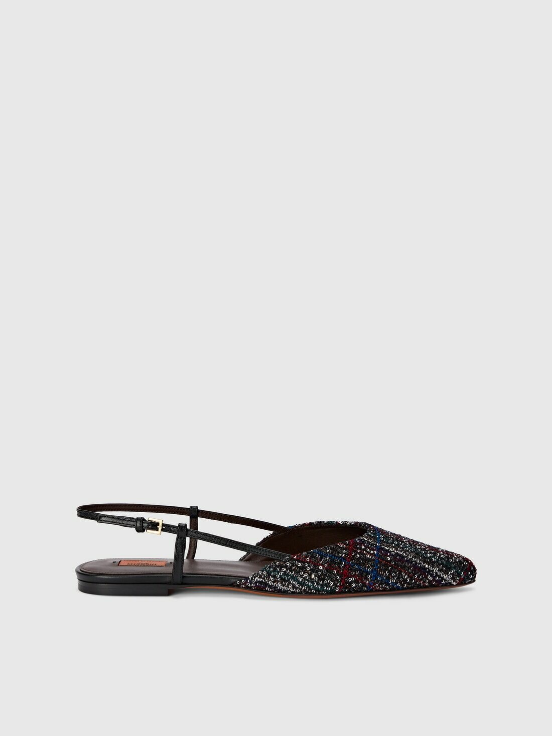 Missoni - Check sequins patterned clogs, Women, Black