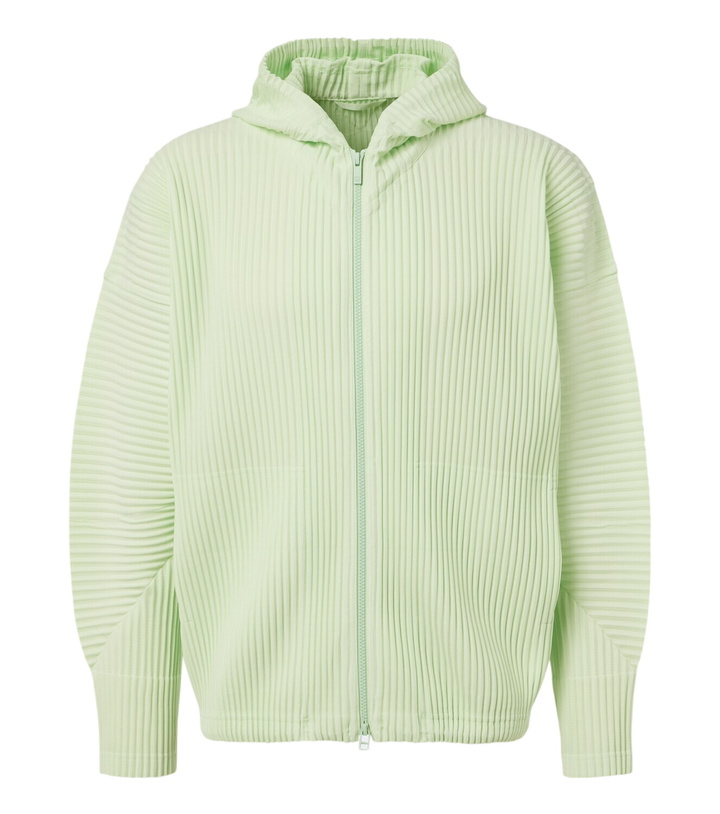 Photo: Homme Plissé Issey Miyake Monthly Colors: July zip-up hoodie
