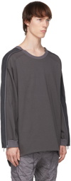 Blackmerle Grey Zip Panel Sweatshirt