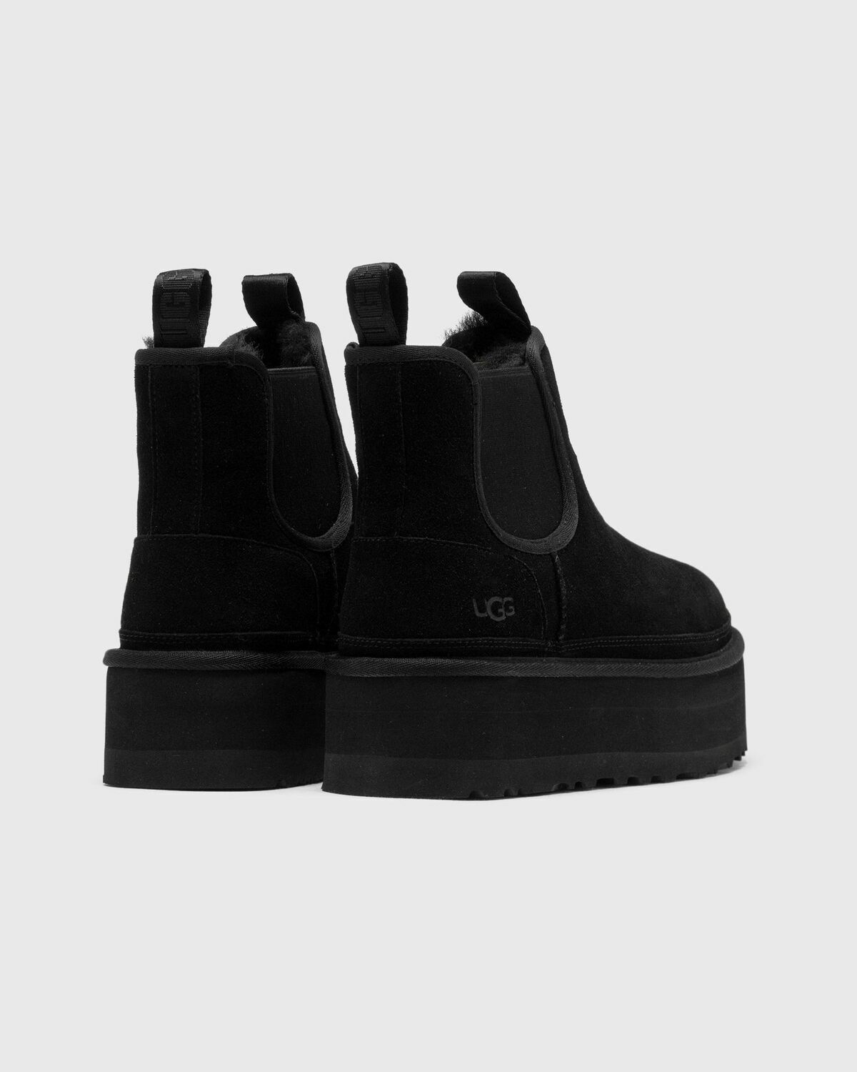 Ugg W Neumel Platform Chelsea Black Boots Ugg