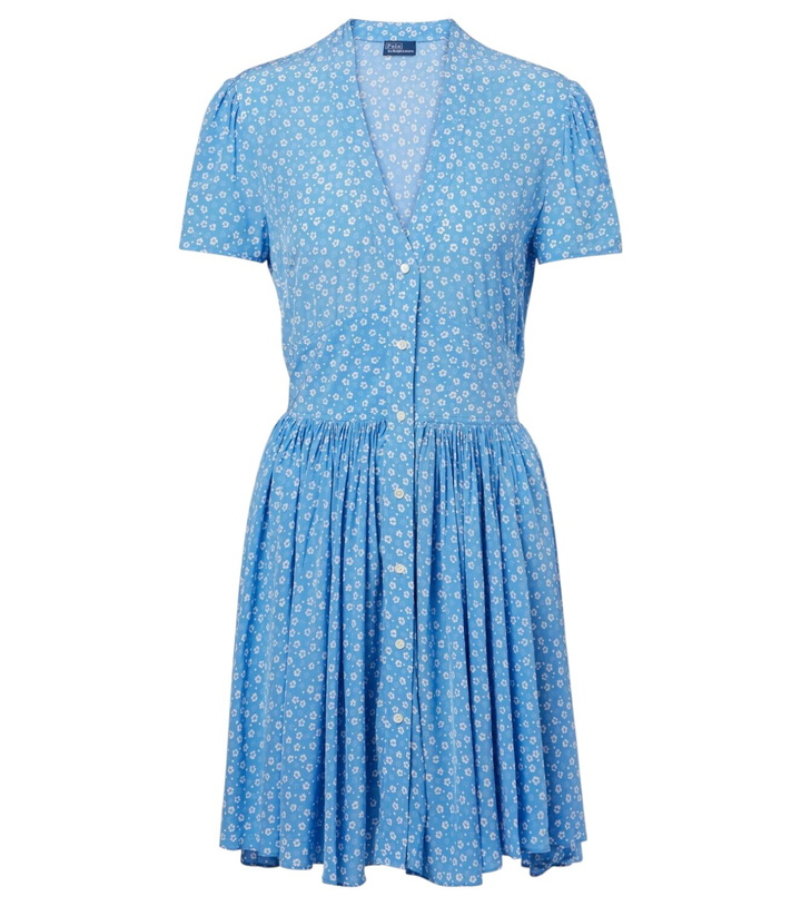 Photo: Polo Ralph Lauren Floral crêpe shirt dress