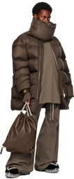 Rick Owens Brown Mountain Down Jacket