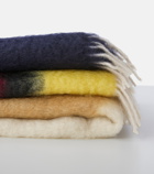 Loewe - Striped mohair and wool blanket