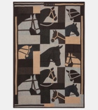 Gucci Jacquard wool and cashmere blanket