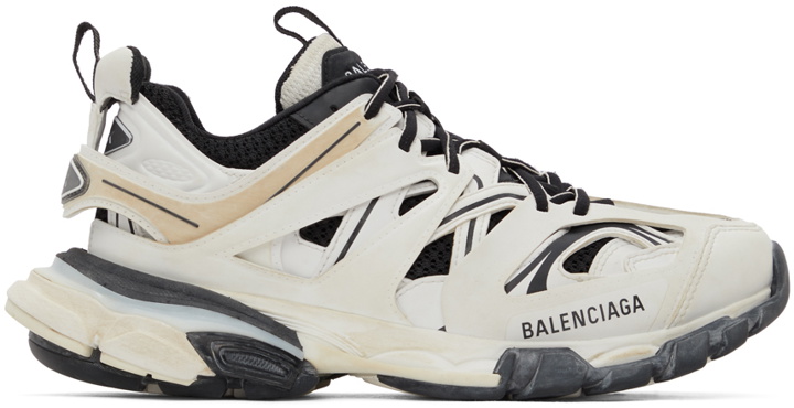 Photo: Balenciaga White & Black Track Sneakers