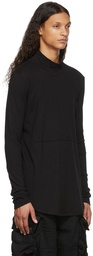 Julius Black Cotton Yoryu Turtleneck