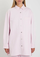 Agolde X Maria Mcmanus Denim Shirt Pink