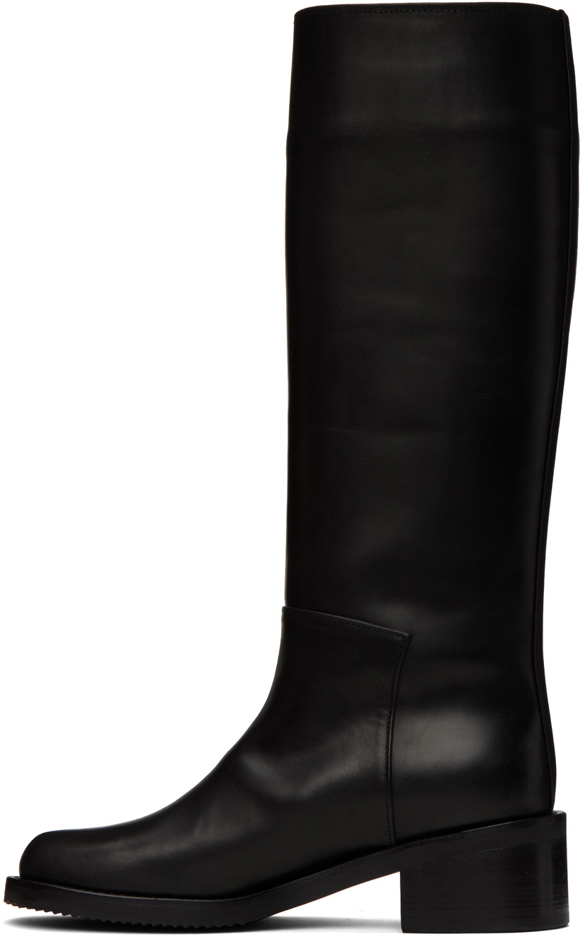 AMOMENTO Black Long Boots