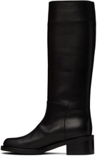 AMOMENTO Black Long Boots