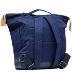 Ally Capellino Frank Waxed Cotton Rucksack in Navy