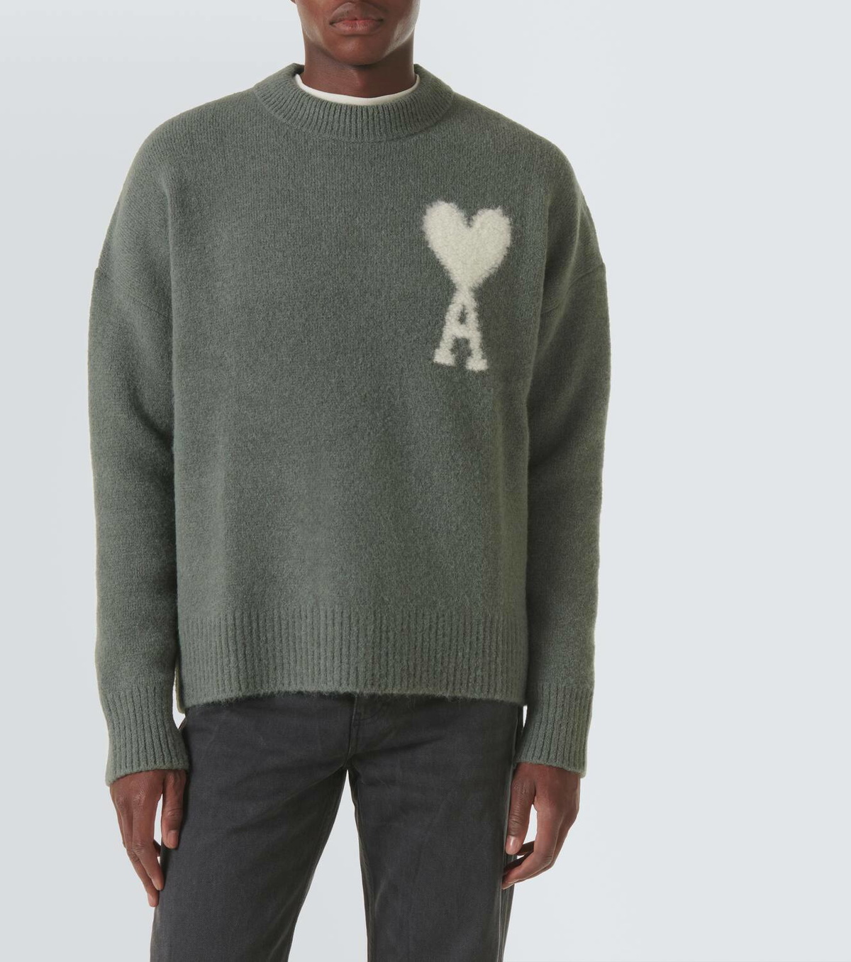 Ami Paris Ami De Cœur alpaca-blend sweater AMI