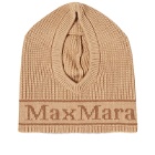 Max Mara Women's Gong Logo Balaclava in Camel