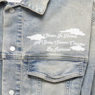 Represent Men's Storms In Heaven Denim Jacket in Blue Cream