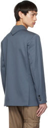 The World Is Your Oyster Gray Studded Blazer