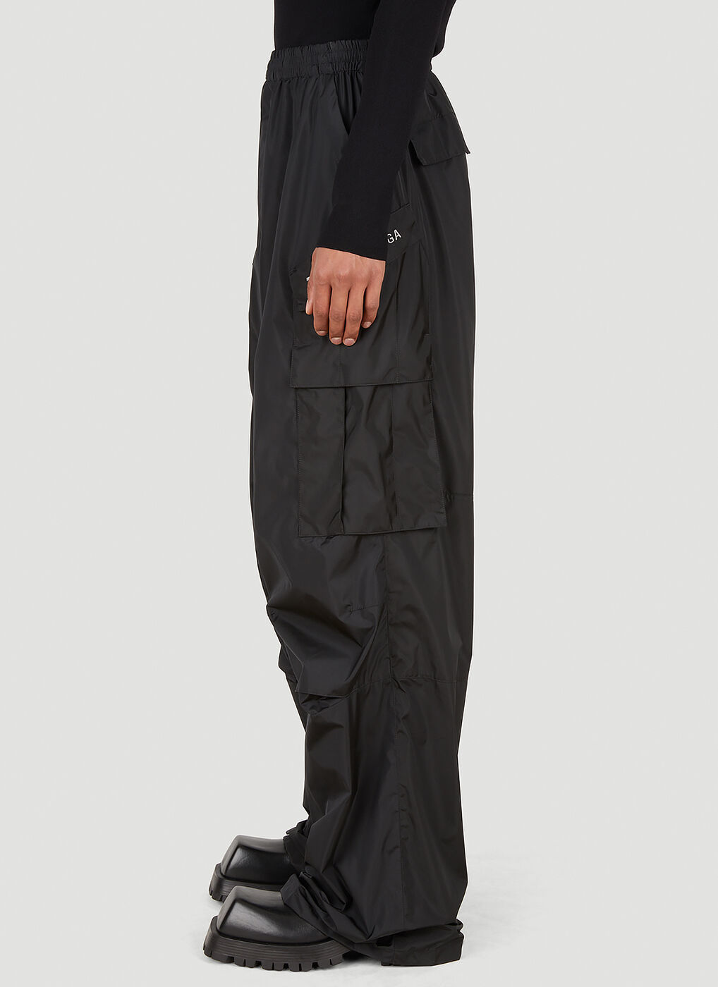 Technical Cargo Pants in Black Balenciaga